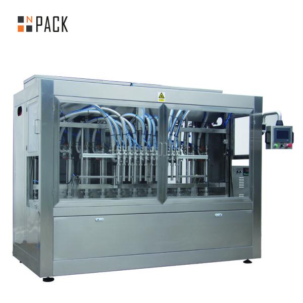 Quality Full Automatic Detergent Piston Filling Machine Accurate Liquid Piston Filler for sale