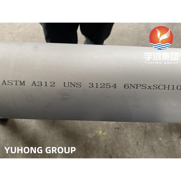 ASTM A312 S31254 Duplex Stainless Steel Pipes For Heat Exchanger