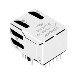Buy cheap RT7-174AAK1A Compatible LINK-PP LPJG16305AQNL 100/1000 Base-T Tab Up Yellow/Green&Orange Led Single Port RJ45 Female Connector Socket from wholesalers