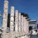 Buy cheap D500 Marble Stone Sculpture Hand Carved Dragon Gate Roman Marble Column from wholesalers
