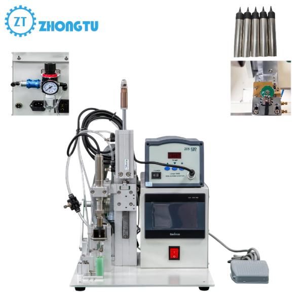 Quality Semi- Automatic Soldering Machine With Automatic Universal Desktop Welding Robot for sale