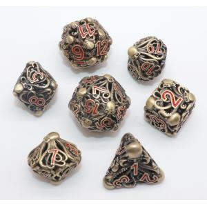 Buy cheap Hand Pouring Mini Polyhedral Dice Sharp Edged Portable Practical from wholesalers