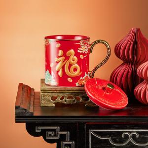 Buy cheap Artistic Decal Painting Ceramic Coffee Mug in Gift Box from wholesalers