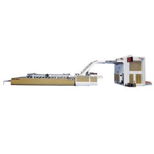 China Corrugated Cardboard Gluing Coating Flute Laminator Machine 10kw Max Feeding Size 1300mm on sale