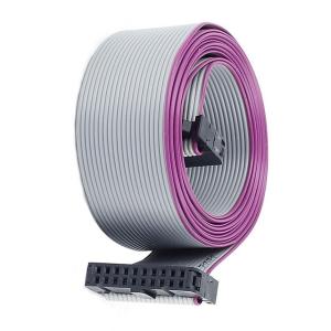 Buy cheap Grey 1.27mm (0.05) Pitch IDC Flat Cable , IDC Cable Assembly With Socket 20 Way from wholesalers