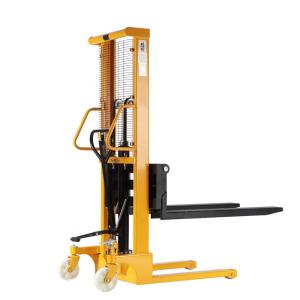 Buy cheap Hand Stacker 1000kg Load Mini Manual Lift Pallet Stacker from wholesalers