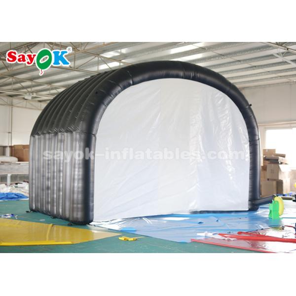 Go Outdoors Inflatable Tent Black Tunnel Entrance Inflatable Air Tent For Outdoor Sports Meeting