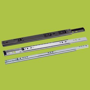 Buy cheap color Zinc plated single extension slides steel ball bearing runner 18 inch from wholesalers
