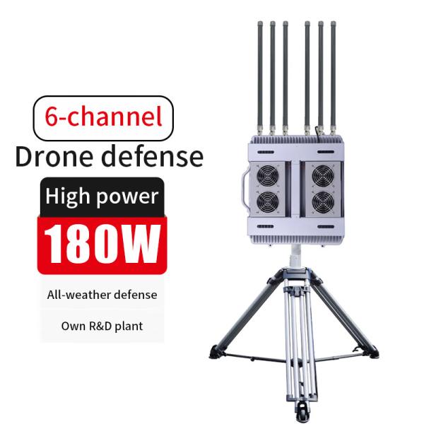 Commercial Drone UAV FPV Drones Jammer With Omnidirectional Launch GPS Tracking