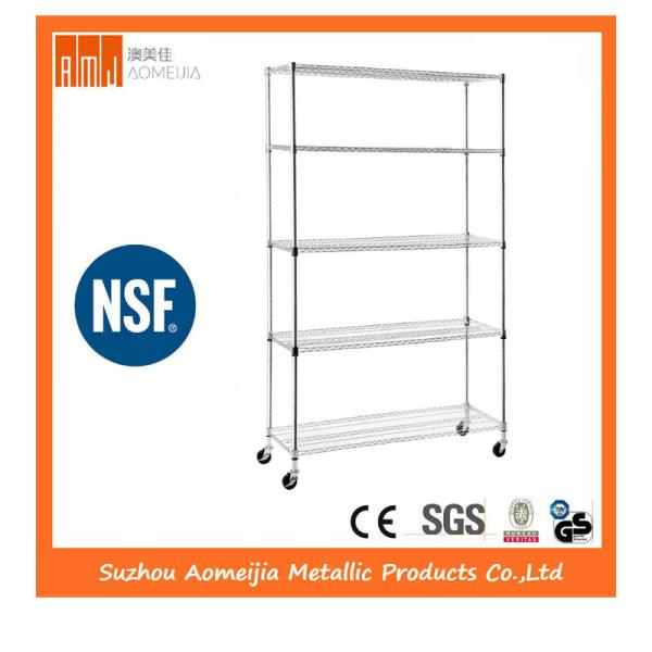 Quality NSF Household Light Duty Metal Wire Shelving Factory for sale
