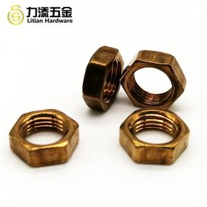 M5 Stainless Steel Nuts DIN934 , Threaded Insert Thin Hexagon Nuts