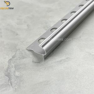 F Shape Stair Nosing Tile Trim Anodize Matt Silver Step Edge Trim