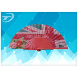 Advertising Wooden Folding Hand Fans With Painted wooden handle For Wedding