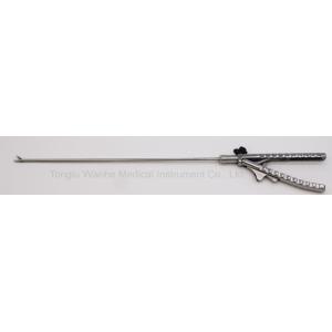 Buy cheap Steel Laparoscopy Surgical Instruments Curved Needle Holder with FDA Certification from wholesalers