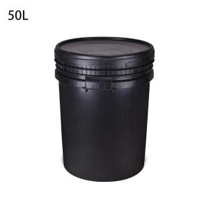 Customized Logo Round 1L to 50L Large Recycled Plastic PP Bucket for Water