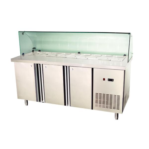 Quality Stainless Steel Commercial Refrigeration Equipment , Salad Prep Refrigerator for sale