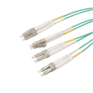 0.5 Meter 12 Core MPO / MTP Patch Cord Green Color OM2 / OM3 / OM4 Cable