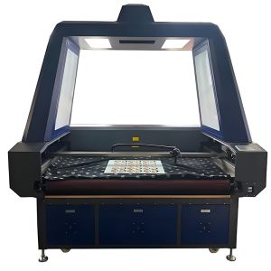 High-Speed 100W CCD Laser Label Cutting Machine CNC 1610 Fabric Laser Cutter for