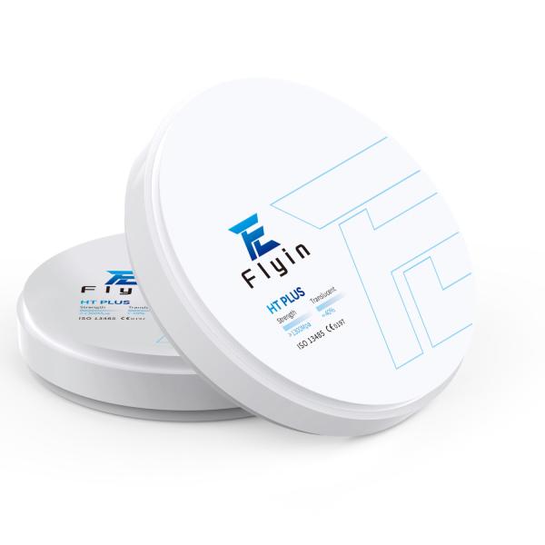 Flyin CAD CAM 18mm Zirconia Discs High Translucent HT 98mm WHITE Dental