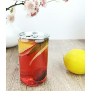 Buy cheap 210ml Clear Reusable Soda Can Cylindrical Beverage Cans from wholesalers