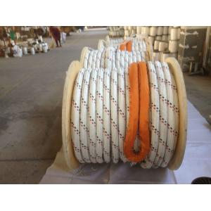 Buy cheap 64mm UHMWPE Marine Mooring Rope Double Braided Polyester Cover from wholesalers