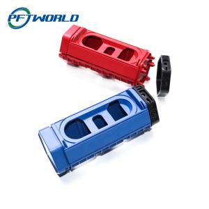 High Precision Injection Molding Accessories, Red And Blue Parts