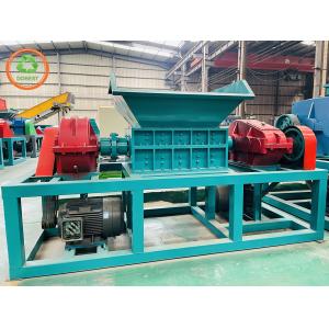 Buy cheap Low Speed Double Shaft Double Motor Shredder Machine for PVC HDPE PP PET Waste Made from wholesalers