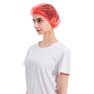 Buy cheap 15g/m2 Disposable Nonwoven Cap , CE Polypropylene Bouffant Caps from wholesalers