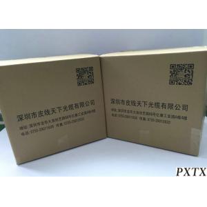 4 Core Bow Type FTTH Drop Cable , Self-Supporting Fiber Optic Cable