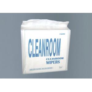Buy cheap Cellulose Hydroentangled Cleanroom Wipes , Multi Surface Wipes Wide Applied from wholesalers