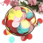 Multi Colors Special Round Shape Tissue Paper Decorative Filler Paper for