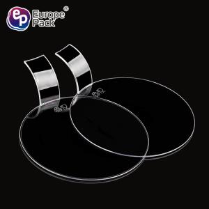 Buy cheap Wholesale round shape disposable plastic cake tray with handle from wholesalers