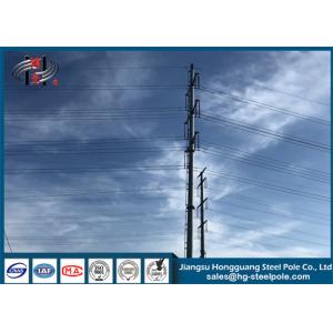 Buy cheap ODM / OEM Design Q235 Galvanized Steel Pole , Power Transmission Poles from wholesalers