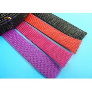 Buy cheap PET polyster braided mesh Braided Expandable Cable Sleeving from wholesalers