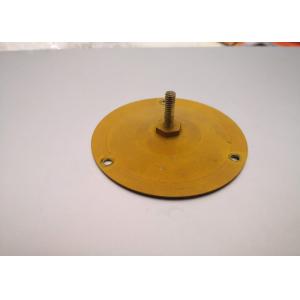 Buy cheap SGS Certificated Brass Round Backplate Welding Stamping Parts from wholesalers