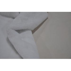 Solid Rabbit Hair Polar Fleece Fabric Bonded Fleece Fabric 450gsm
