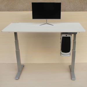 Buy cheap Height Adjustable Modern Boss Study Dual Motor Electric Standing Desk with Metal Column from wholesalers