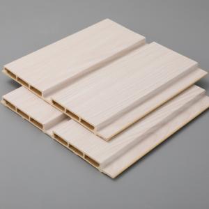 Buy cheap ECO-Friendly WPC Laminated Fluted Flat Wall Solid Panel for Indoor Interior Decoration from wholesalers