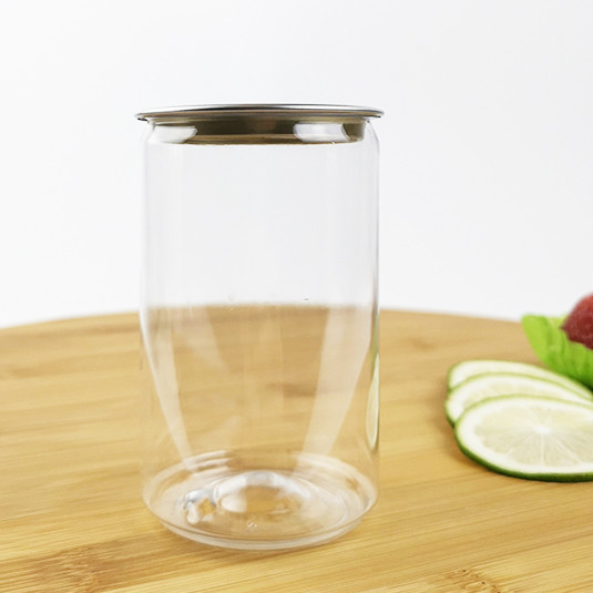 Buy cheap 210ML Clear Reusable Plastic Empty Container Aluminum Easy Pull Cover from wholesalers
