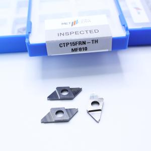 Buy cheap CTP15FRN-TH Uncoated Parting Off Indexable Inserts CNC Carbide Insert For Cut-Off Hardness HRA91.8 Coating Uncoated from wholesalers