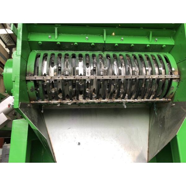 Quality Hydraulic Pushing PET Fibers Single Shaft Shredder Machine for sale