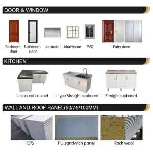 Expandable Prefabricated House 40Ft Container Houses Ready Made Modular