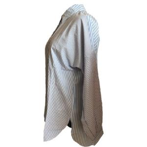 Buy cheap Blue And White Striped Spring Turn Down Collar Shirt from wholesalers