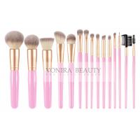 Buy cheap 15 Piece Synthetic Makeup Brushes Set Luxury Exclusive Makeup Brush Holder product