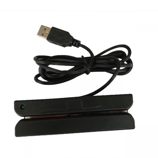 Buy cheap Manual Swipe 90mm MSR Desktop USB Magnetic Card Reader from wholesalers