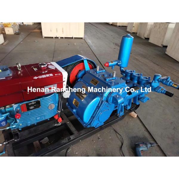 Quality 100mm Piston Stroke 65mm Cylinder Diameter Drilling Mud Pump With 28HP Changchai Engine for sale