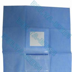Buy cheap Sterilized Reinforced Fenestration Surgical Eye Drape With Pouch from wholesalers