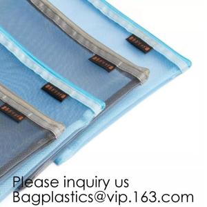 Buy cheap Travel Mesh Makeup Bag See Through Zipper Cosmetic Organizer Pouches Pack of 4 Multicolored, Carry Bag Mesh Makeup Bag M from wholesalers