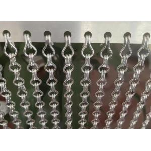 Buy cheap Light Weight Colorful Aluminum Double Hook Fly Screen Mesh Curtain For Room Divider from wholesalers