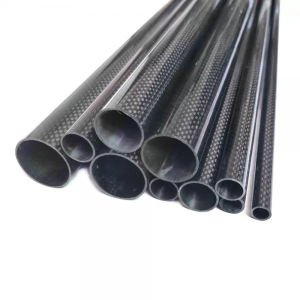 Matte Twill High Pressure Black Carbon Fiber Tube With 3K Surface
